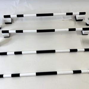 Model Horse Trail Set – Poles, Flower Pots, Risers – 1:9 Scale Breyer Accessories – Handmade Props