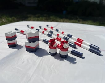 Handmade 1:9 Scale Model Horse Trail Set – Poles, Pots & Risers – Breyer/Stone Accessories