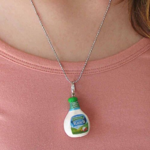 Ranch Dressing Necklace Ranch Jewelry Food Jewelry Etsy