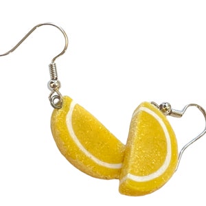 Fruit Slice candy earrings, Polymer clay earrings image 3