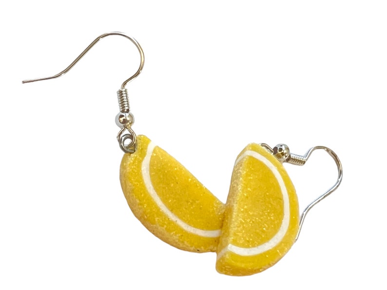 Fruit Slice candy earrings, Polymer clay earrings image 3