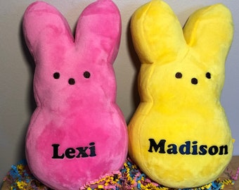 peeps bunny plush