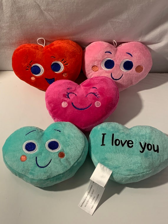 Plush hearts Etsy