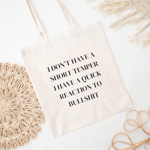 Cotton bag, eco-friendly fabric bag for shopping, jute bag with funny saying, perfect as a gift, teacher&#39;s bag, reusable