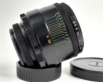 LEGENDARY HELIOS-44-2 58mm F/2 Swirly Bokeh  Portrait M42 lens Biotar Designed