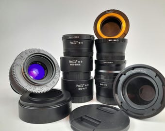 KMZ Helios 44 58mm F/2  EARLY RARE Silver 13 petals Cine Mod!!! Super Bokeh Portrait Soviet lens Biotar Designed