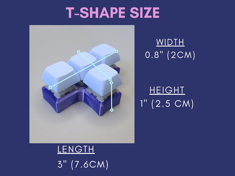 Mechanical Keyboard Fidget Desk Toy Office Supply Gaming Gift Sensory Toy Fidget Clicker Custom Switch Purple Pink Workspace Decor Table image 5