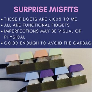 Mechanical Keyboard Fidget Desk Toy Office Supply Gaming Gift Sensory Toy Fidget Clicker Custom Switch Purple Pink Workspace Decor Table image 9
