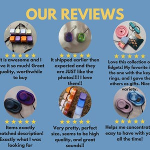 Quiet Fidget Toy Bundle for School Discreet Pocket Fidget for Student Office Desk Toy Portable Classroom Sensory Fidget Tool image 11