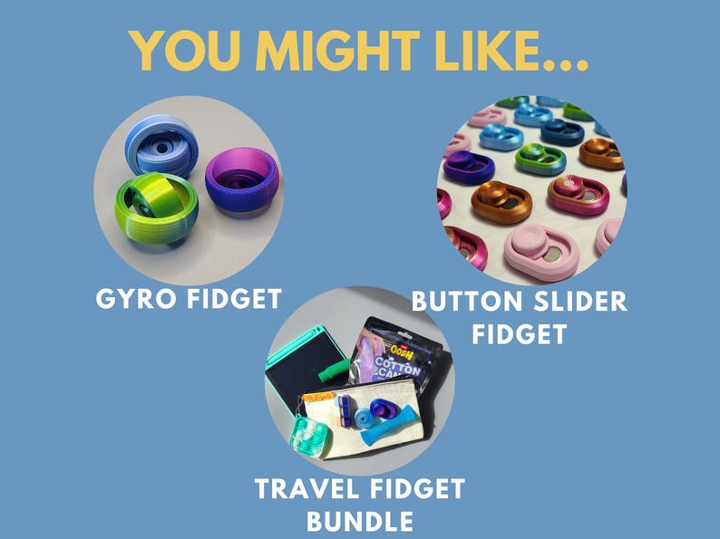 Quiet Fidget Toy Bundle for School Discreet Pocket Fidget for Student Office Desk Toy Portable Classroom Sensory Fidget Tool image 12