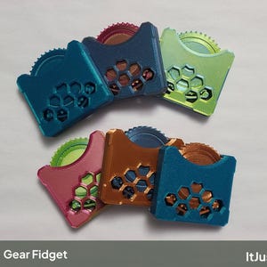 Haptic Fidget Spinner Wheel Toy Anxiety Fidget Desk Gadget Office Accessory Portable Pocket Size EDC Device Meeting Clicky Keychain Gear