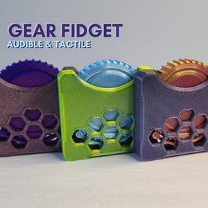 Haptic Gear Fidget Spielzeug Spinner Taschenformat Taschenformat Clicker Schreibtischzubehör Angst Fidget ADHD freundliches Werkzeug taktiles Gadget Büro