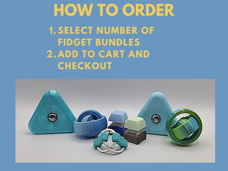 Quiet Fidget Toy Bundle for School Discreet Pocket Fidget for Student Office Desk Toy Portable Classroom Sensory Fidget Tool image 6