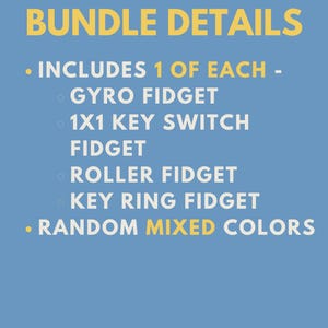 Quiet Fidget Toy Bundle for School Discreet Pocket Fidget for Student Office Desk Toy Portable Classroom Sensory Fidget Tool image 4