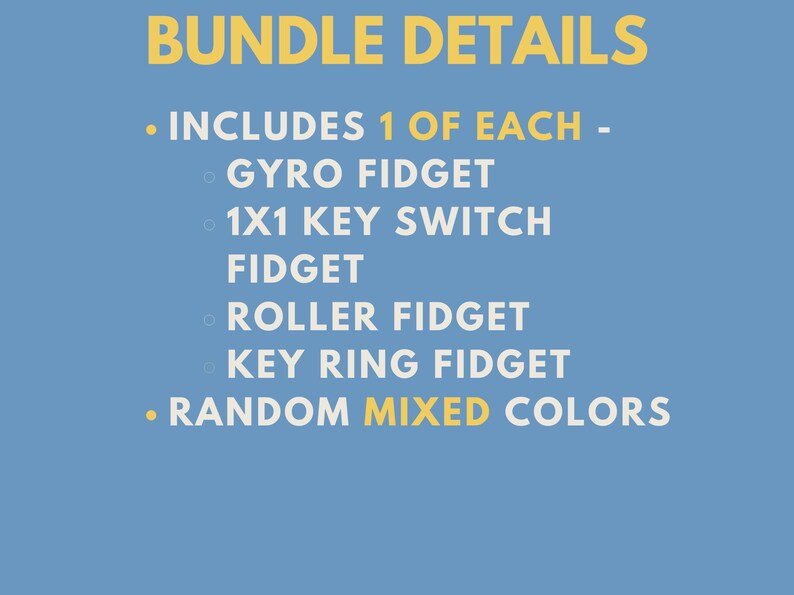 Quiet Fidget Toy Bundle for School Discreet Pocket Fidget for Student Office Desk Toy Portable Classroom Sensory Fidget Tool image 4
