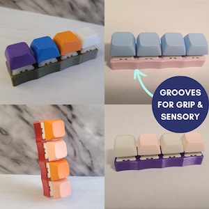Gaming Desk Toy Mechanical Switch Collection Custom Keyboard Fidget Premium Office Supply Tool Sensory Gaming Gift Multiple Size Options Beautiful Color Combinations Quiet Clicky Design Modern Workspace Accessory Essential