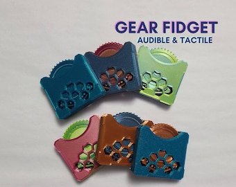 Haptic Wheel Fidget Toy Spinner for Adult 3D Printed Fidget Handheld Meeting Fidget Gift for Office for Him
