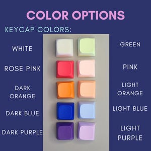 Mechanical Keyboard Fidget Desk Toy Office Supply Gaming Gift Sensory Toy Fidget Clicker Custom Switch Purple Pink Workspace Decor Table image 7