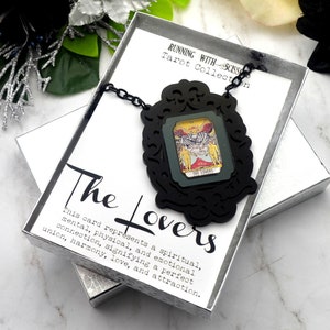 THE LOVERS Tarot Necklace
