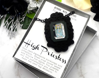HIGH PRIESTESS Tarot Necklace