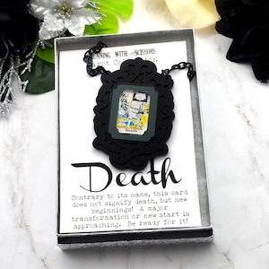 MUERTE - Colección Tarot - Acrílico cortado con láser - Collar