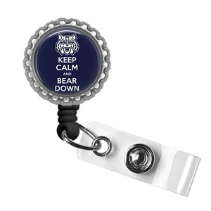 Keep Calm and Bear Down Universiteit van Arizona Retractable Badge Reel ID Holder