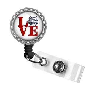U of A Love University of Arizona ID-houder met intrekbare badgehouder