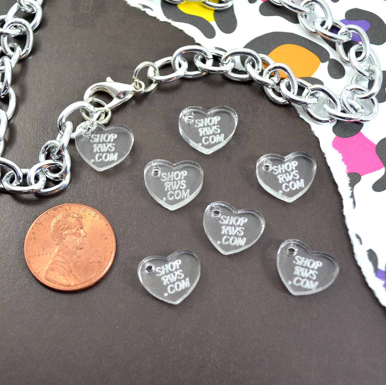 CUSTOM JEWELRY TAGS Clear Laser Cut Acrylic Personalized Etsy