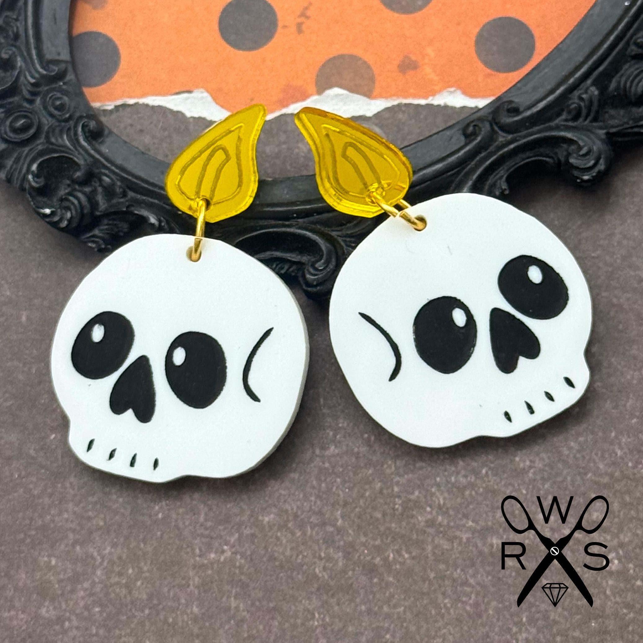 スカルキャンドルダングル - Etsy 日本