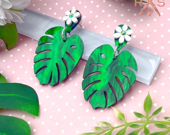 Luxe Leaves Dangle Earrings