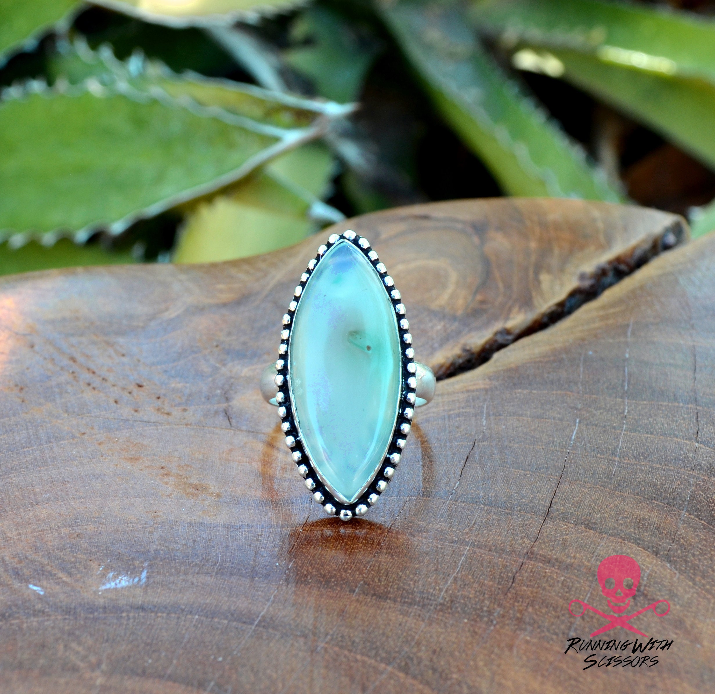 Jewelry Bands Vintage Women S Marquise Green Onyx Ring 925 Sterling Silver Rg 528 E