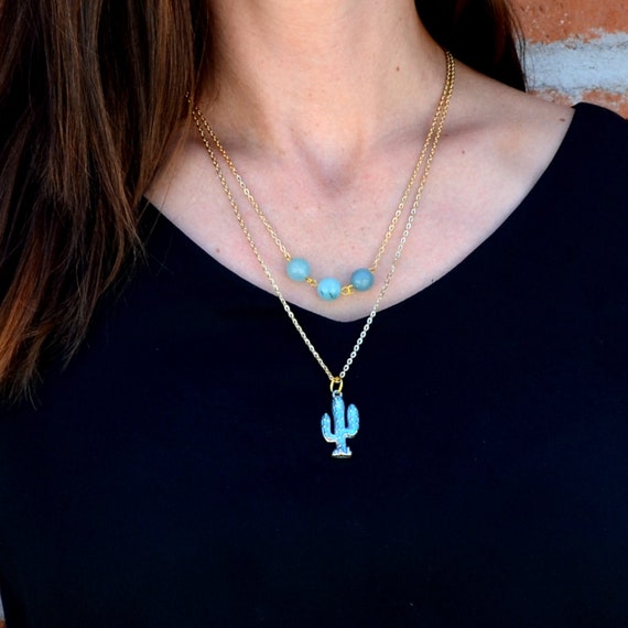 Saguaro necklace Clearance