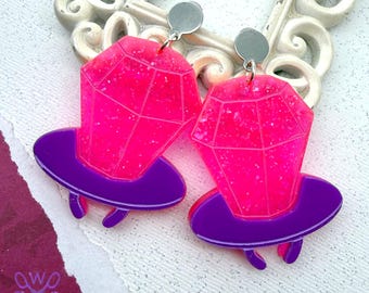 Ring Pop Dangles in Pink and Purple