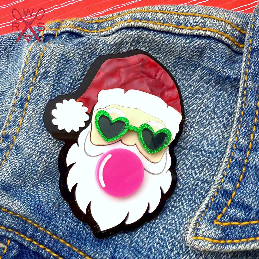 バブルガムサンタピン - Etsy 日本