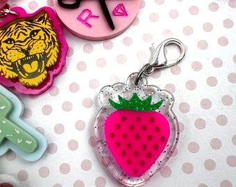 Sweet Strawberry Bestie Charm