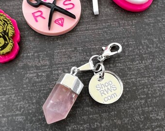 Rose Quartz Bestie Charm