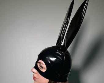 Sexy Bunny Mask / Fetish Cosplay Accessory / Adult Costume Party Mask