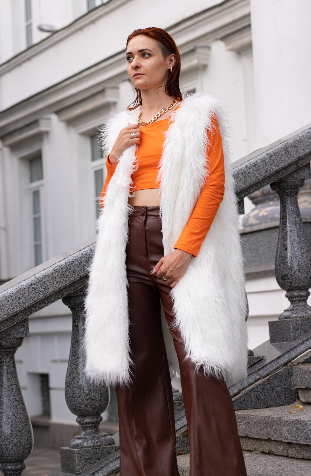 新品THINK FUR / Gradation Fur Foody Jacket コレクション | THINK