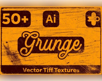 Pacchetto Texture Grunge – 50 Overlay PNG Distressed, Texture Vintage Grunge, Effetti Poster e T-Shirt