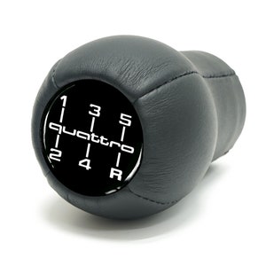 For Audi Sport Gear Knob Shift B2 B3 B4 Coupe Cabrio 80 S2 100 C3 C4 UR Quattro 5 Speed