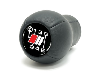 For Audi Sport Gear Knob Shift B2 B3 B4 Coupe Cabrio 80 S2 100 C3 C4 UR Quattro 6 Speed
