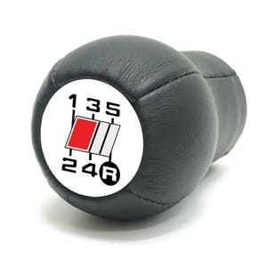 For Audi Sport Gear Knob Shift B2 B3 B4 Coupe Cabrio 80 S2 100 C3 C4 UR Quattro 5 Speed White