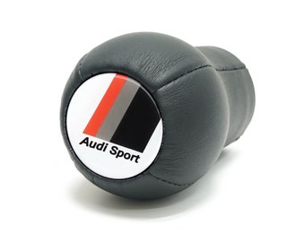 For Audi Sport Gear Knob Shift B2 B3 B4 Coupe Cabrio 80 S2 100 C3 C4 UR Quattro Red Line