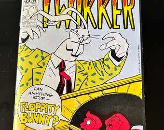 University Rag Week Magazine. Sheffield. Geschichten aus The Whikker. 1991/1992. 80-seitige Originalveröffentlichung. Student. Wiedersehen. Sammlerstück. Uni