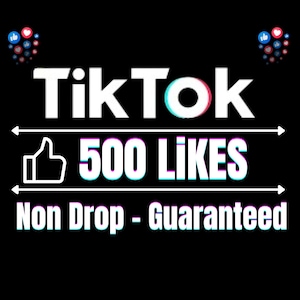 500 TikTok Likes | TikTok Video Likes | TikTok Real Likes | TikTok Likes | TikTok Video Like | TikTok Organic Likes | Fast Delivery Likes