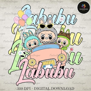 Monster Doll Png, Easter Coquette Bow Cute Doll For Kids Girls Png, Easter Coquette Bow Png, Gift For Easter Day, Perfect Gift for Kids Png
