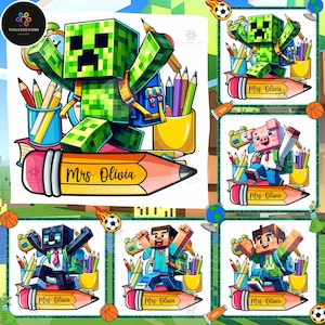 Benutzerdefinierte Gamer Bruh Wir zurück Png-Bundle, Zurück in die Schule, Blumenstift Lehrer PNG, Lehrer Sublimation, Ersttagsschule PNG, Cartoon Superheld