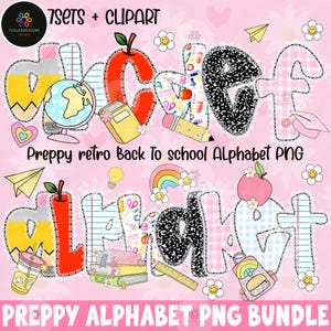 Preppy Custom Teacher 1st/2nd/3rd/4th Grade, Preppy Retro Back to School Alphabet Png, Kindergarten Png, Teach Love Inspire, Leopard Teacher