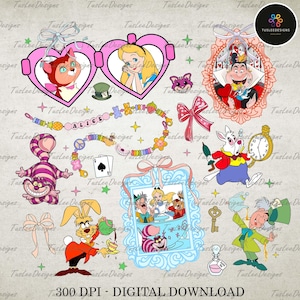 Princess Png, Movie White Rabbit Purple Cat Kids Png, Watercolor Princess Magic Adventure Shirt Png, Princess Wonderland Clipart