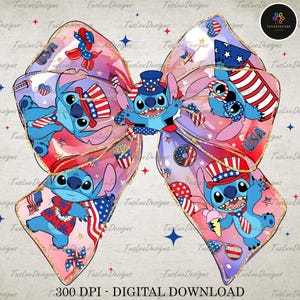 Cartone animato 4 luglio PNG, Blue Monster Retro America PNG, Personaggi dei cartoni animati America Coquette PNG, Giorno della Memoria PNG, Coquette Girly USA PNG